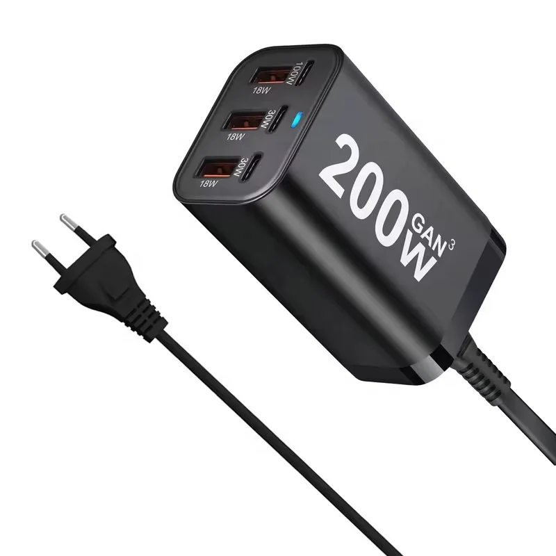 Universal Multi Port Socket Usb Type C Tablet Quick Charger Adapter Station Laptop Power Charging Adapter Charger Fast Charging