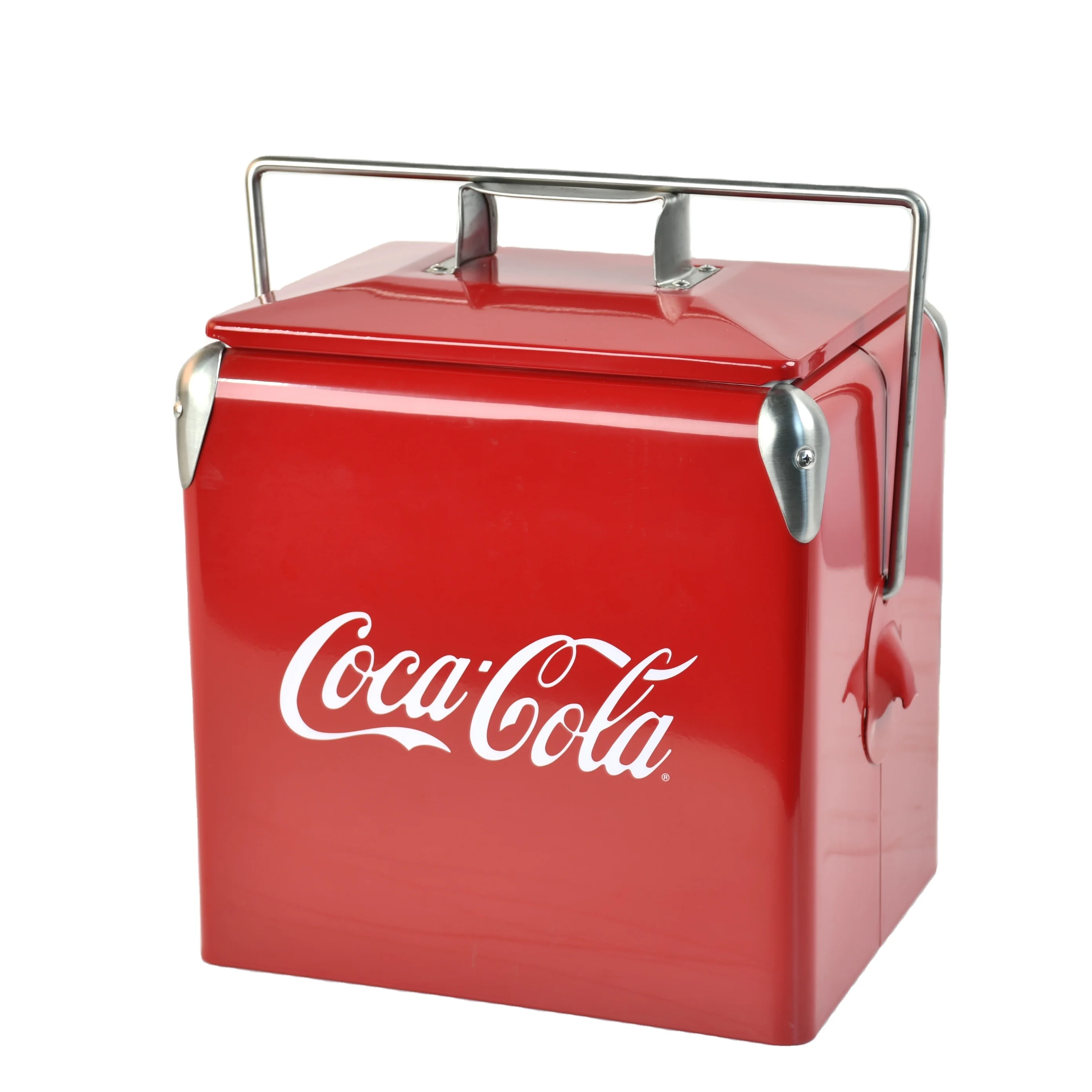 Высокое качество коробки льда кулер 15 литр OEM производитель Металл переносной холодильник