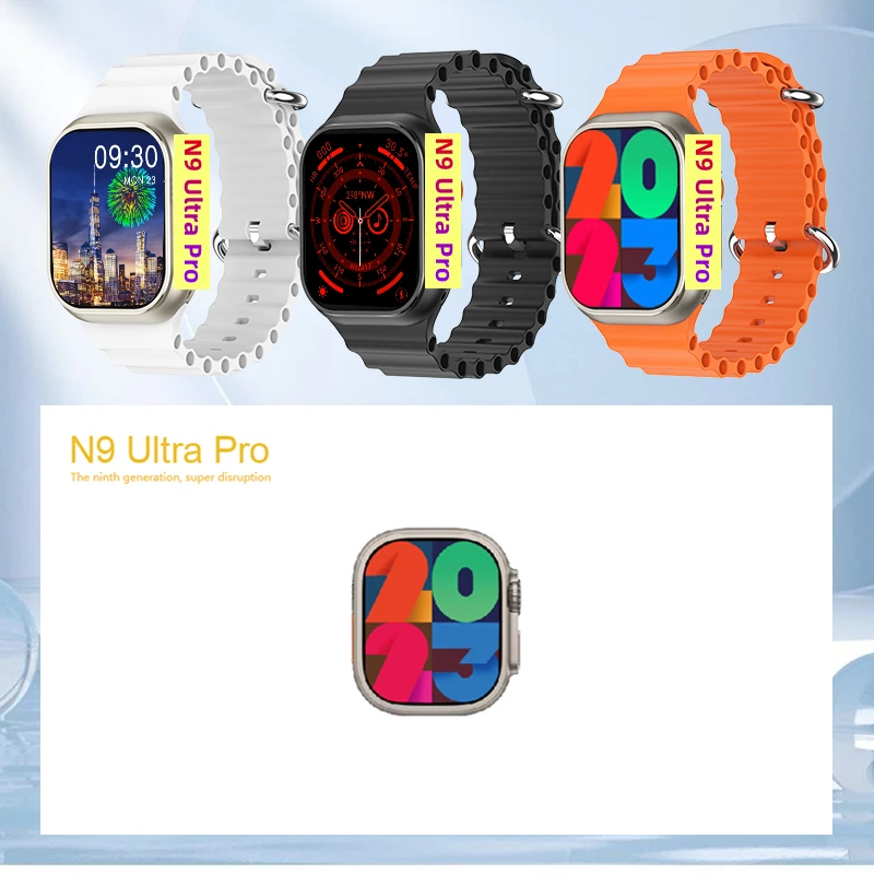 2023 New arrive 2.1 inch 49MM relojes smart watch series 8 iwo wearfitpro app series8 N9 ultra pro smartwatch with compass