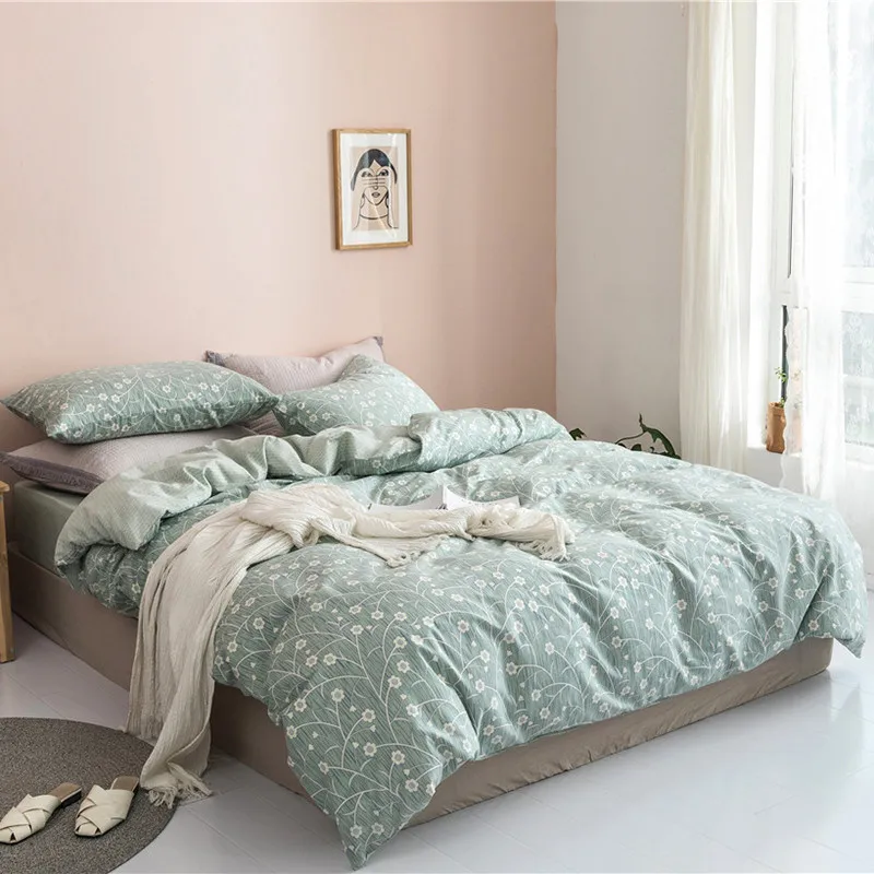 High Quality Bedding Set 100% Cotton Flora Printing Bedding Set