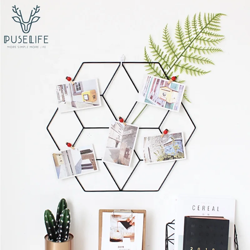  Металлическая сетка Настенная для мебели декоративный светильник держатель принимаем OEM & ODM декор фото вешалка украшение дома