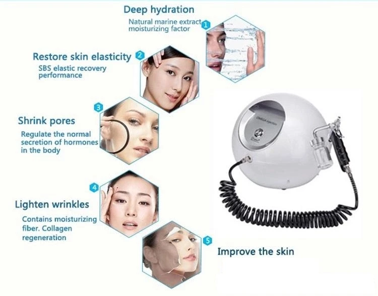 Korea Face Oxygen Therapy Mask Dome O2 Oxygen omega Water oxygen apparatus