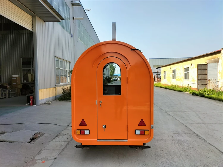 Move Mobile Food Truck Trailer with Full Kitchen Equipment coffee shop mobile cart kiosk