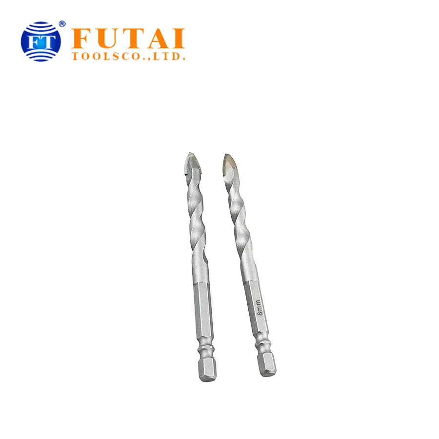 Fu Tai Masonry Drill Bits For Glass Tile Ceramic Drill Bit Carbide Spear Tipped Ceramic Porcelain Tile Glass Drill Bit
