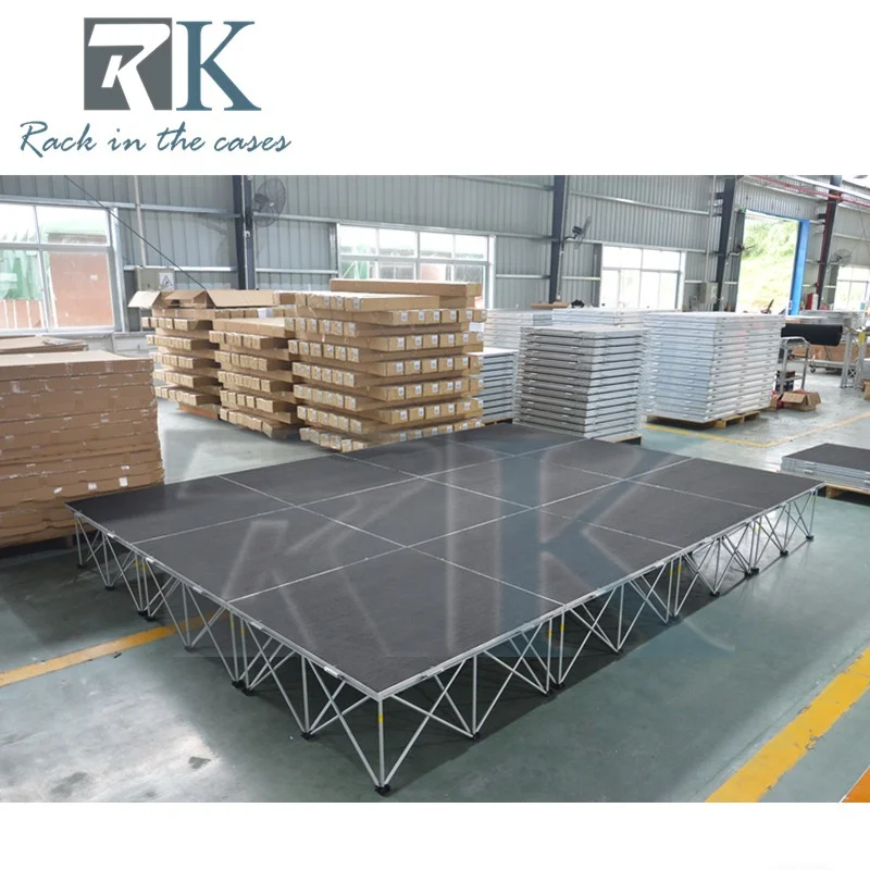 customized special effects stage DJ desk popular indoor/outdoor stage decoration wholesale portable mobile folding concert stage