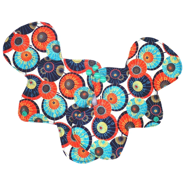 Female Sanitary Reusable Napkin Pads Washable Women Nude Napkin Pad Stylish Panty Liners in India Breathable Blue Panda OEM ODM