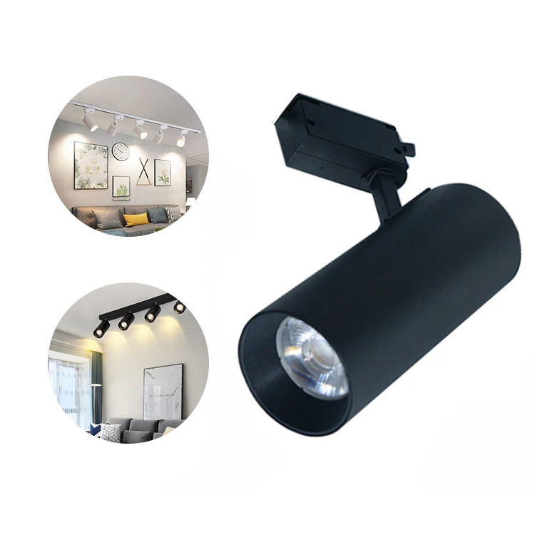Factory direct sales Double wires track mounted cob moves freely and is not easy to fall off led track lamp