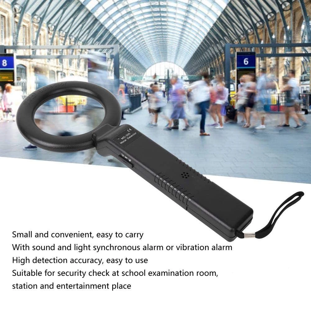 Safety Inspection Tool Portable Hand-held Metal Detector Detection Tool for Examination Station Security Checking