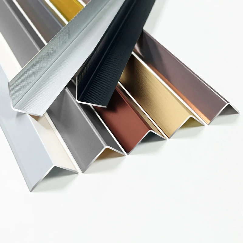 Аксессуары для украшения интерьера анодированные алюминиевые настенные Угловые защитные накладки облицовочные полосы