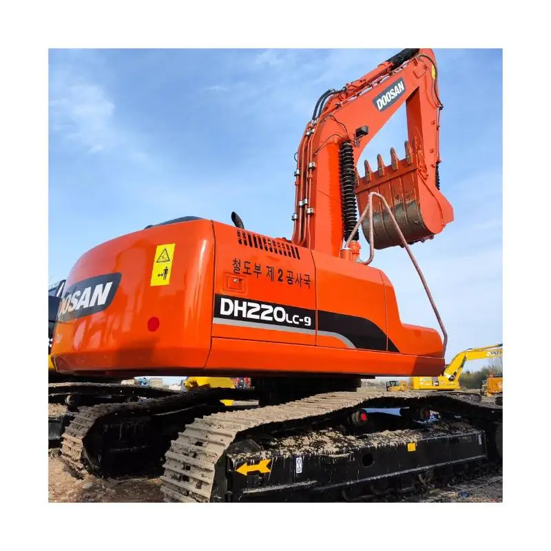 Высококачественные Подержанные экскаваторы Korea Doosan DH220 дешевы и произведены в последние годы