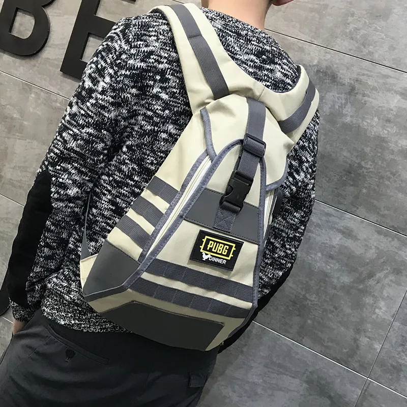 Wholesale Large Canvas Bag Game Player Unknown Battlegrounds PUBG Backpacks Cosplay Tactics Battle Large Capacity Backpack