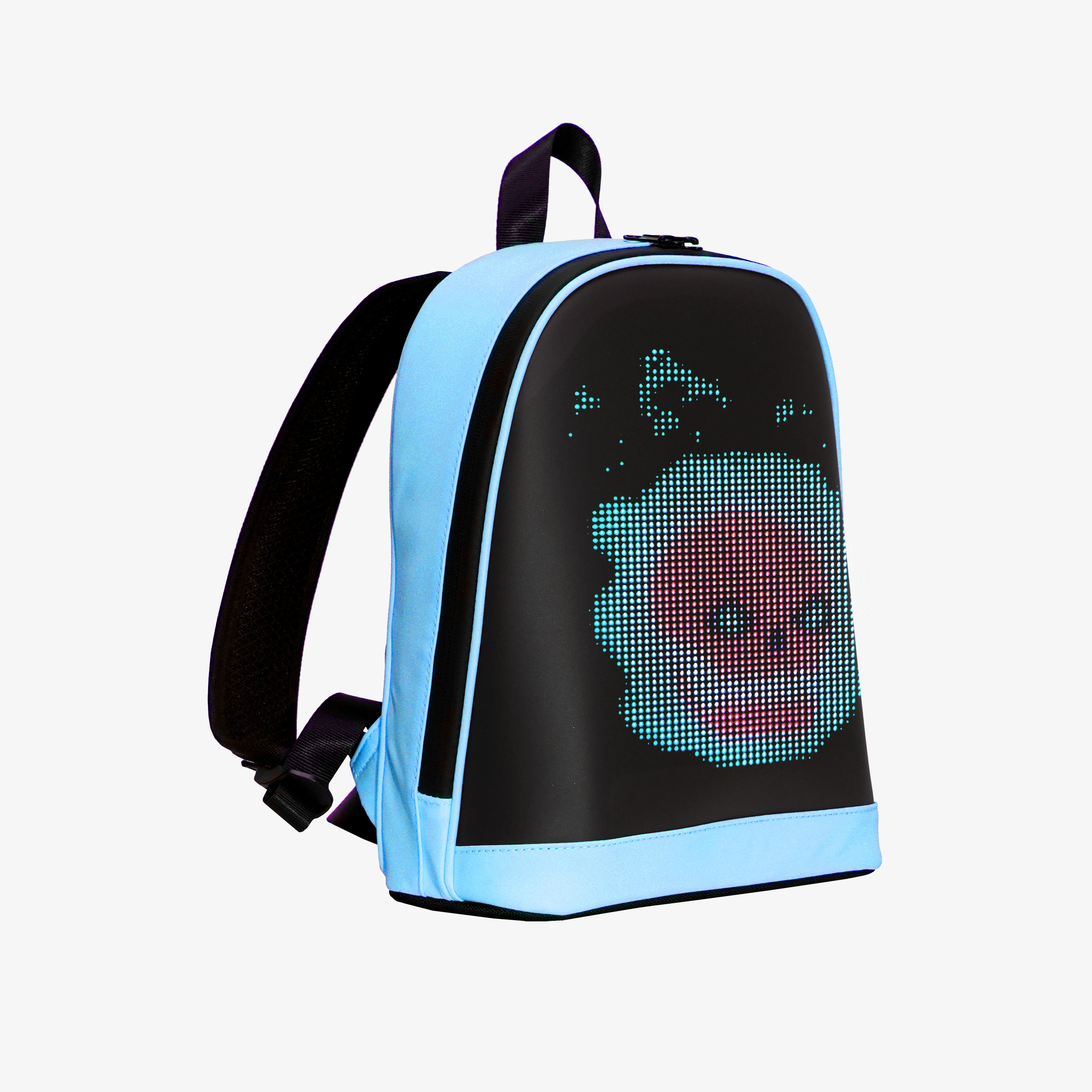 LOY LED Backpack Children School Bag Fashion Super Bags with Screen 13inch Waterproof for Women Designer Ladies and Kids T7