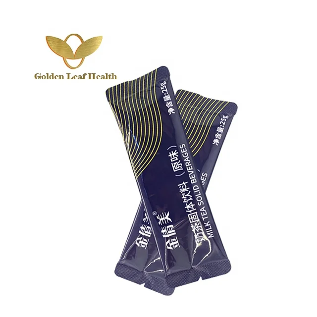 Golden Leaf Health New Arrival Dietary Fiber Supplement Slim Milk Tea Solid Powder for Weight Loss