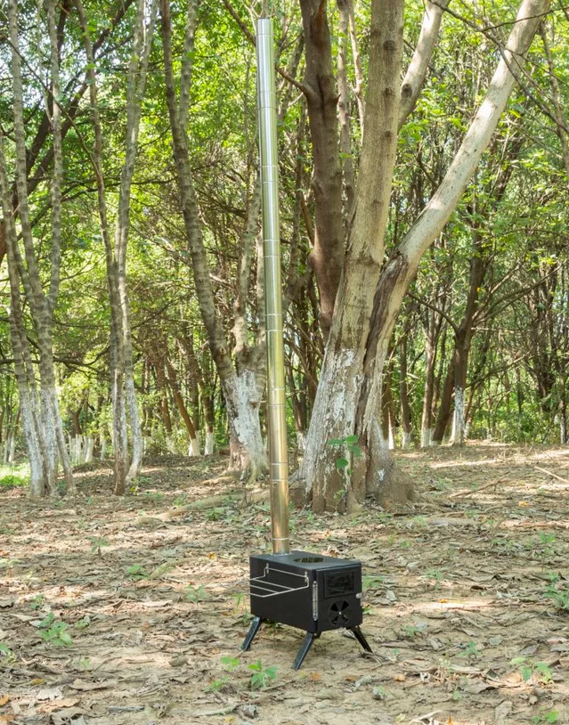 Outdoor Stove Wood Burning Portable Camping Stove  For Tents