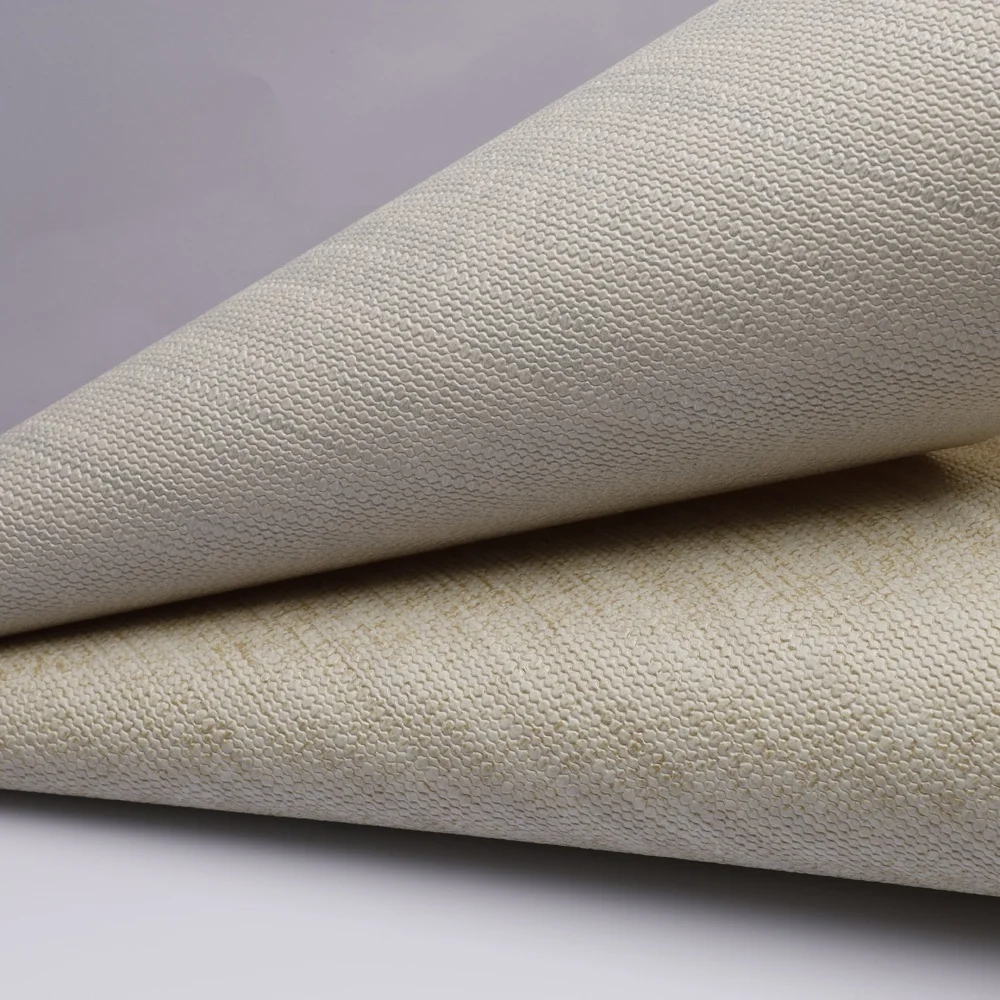 Wholesale New Trends Latest Design White Texture Wall Paper Fireproof Vinyl Wallpaper Wallcoverings for Hotel