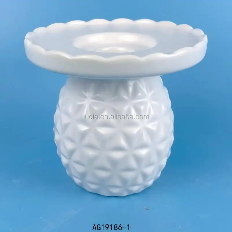 Wholesale Ceramic Candle Holder Tealight Burners Porcelain Jar For Home And Hotel