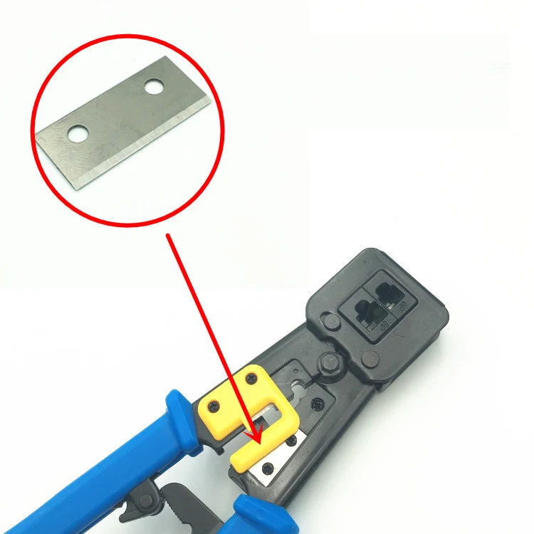  Проходят через RJ-45 щипцы лезвие обжимной инструмент