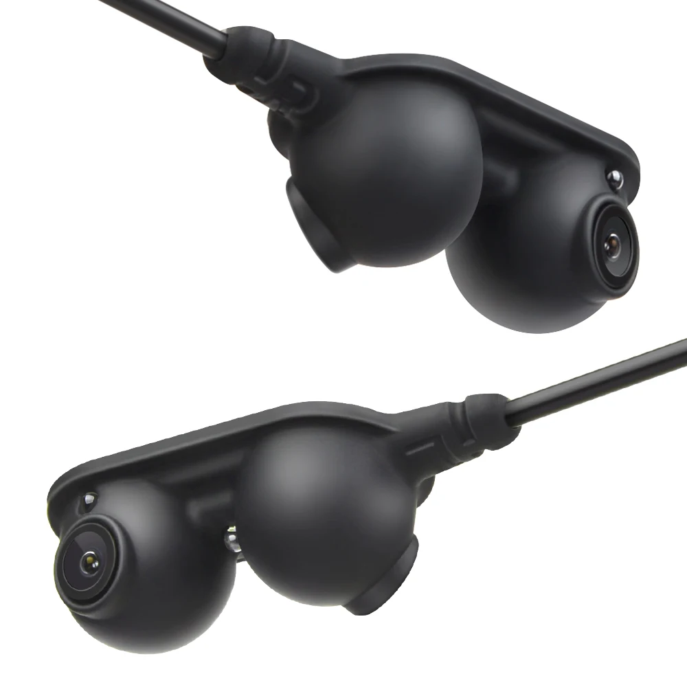 New Dual Camera Car Dvr Safety  Car Dashboard Camera  Night Vision  Dual Rotary Tiny Wide Angle Camera On Sale