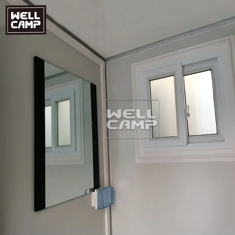 Fast Assemble Container Mobile Toilet in Prefabricated Houses Container Sentry Box Portable Toilet Guard House 3D Model Design