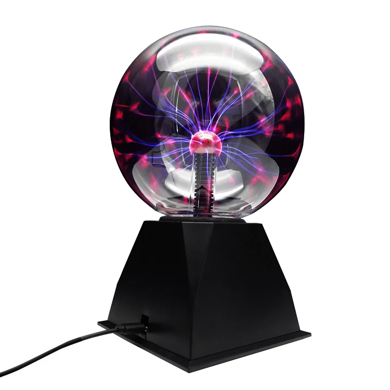 2024 new product 6 inch plasma ball with wireless audio sound control novelty lamp