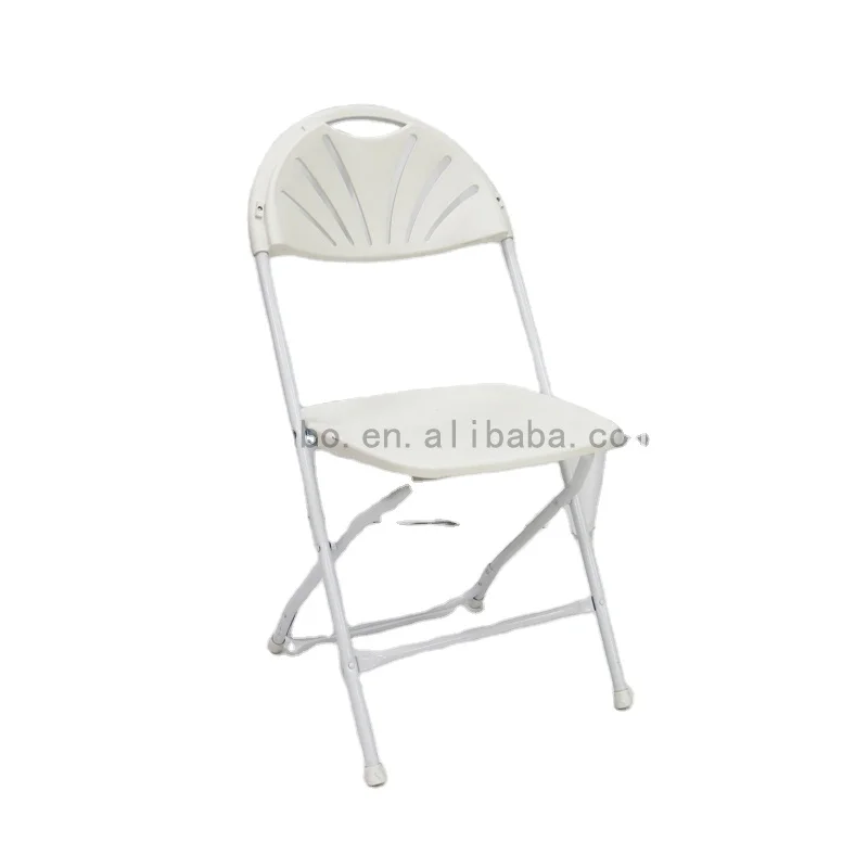 Modern White Outdoor Folding Rattan Chairs Wholesale Cheap Event Garden Dining and Patio Chairs with Mail Packing