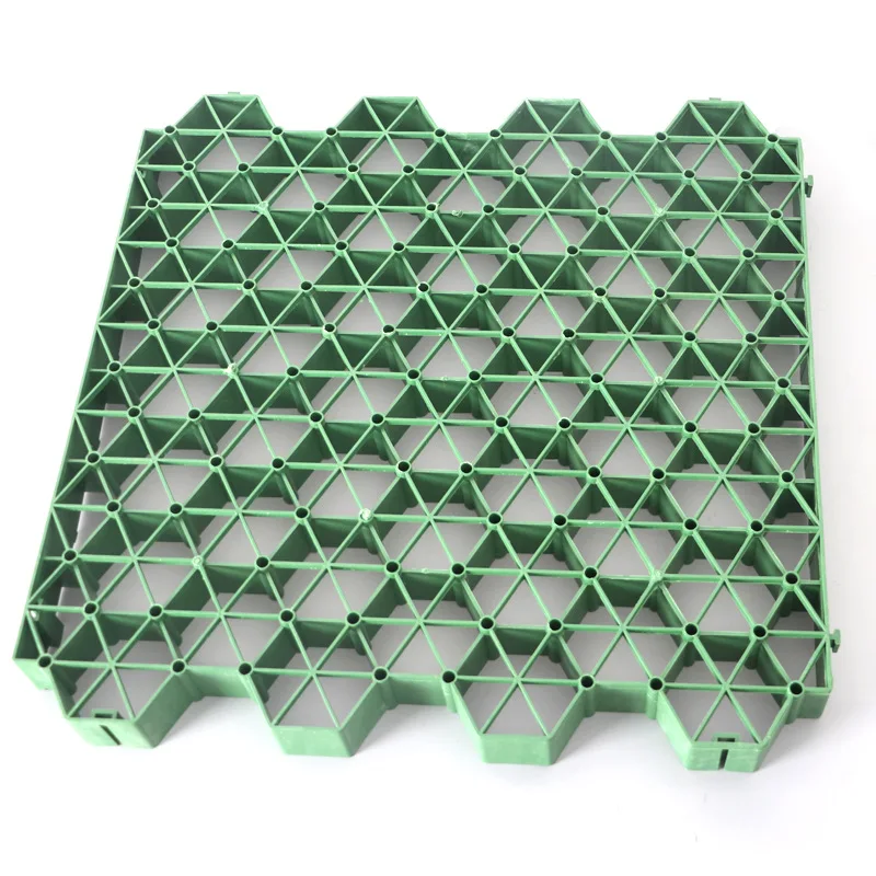 HDPE Honeycomb plastic grass paver grid driveway mat grass planting paving grid