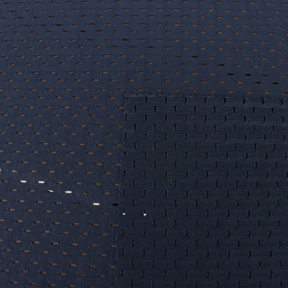 High quality lining nylon mesh elastic fabric  polyamides knit breathable sports mesh spandex fabric for underwear shorts