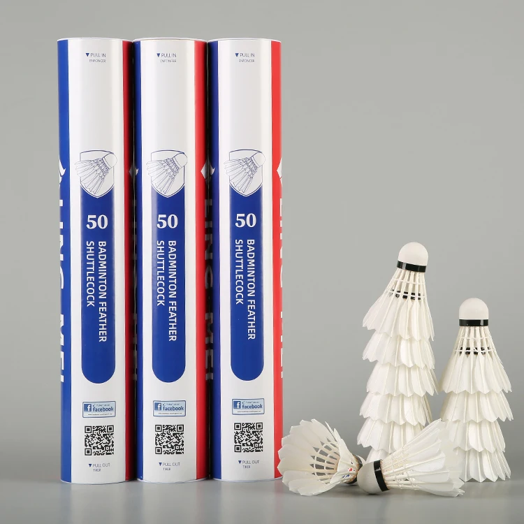 high quality duck feather shuttlecock badminton equal to victor tournament