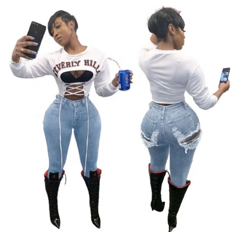 
Womens Fashion Trendy 2020 Denim Jeans Women Good Quality Elastic Women Skinny Ripped Jeans Ladies Jeans Pants Womens Fashion Trendy 2020 Denim Jeans Women Good Quality Elastic Women Skinny Ripped Jeans Ladies Jeans Pants