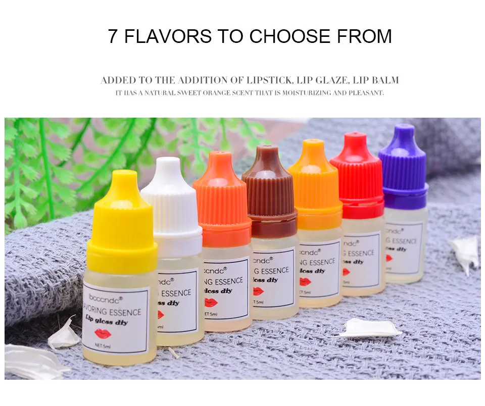 OEM Food Grade Fragrance Flavoring Essential oil Natural Flavor Essential DIY Lip Gloss Base