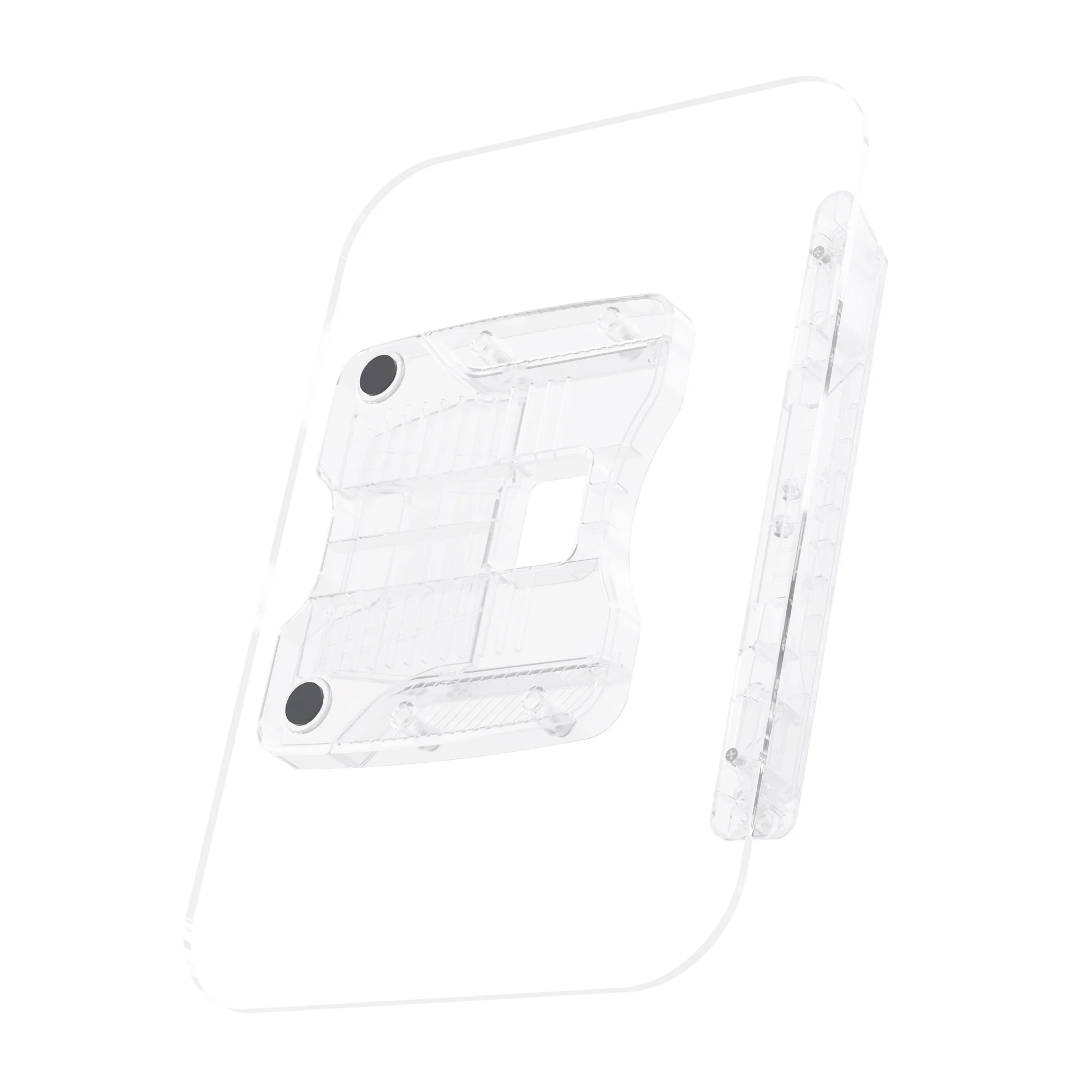 Acrylic Reading Book Stand With Hidden Clip Height Adjustable cookbook holder reading desk stand acrylic book stand for reading