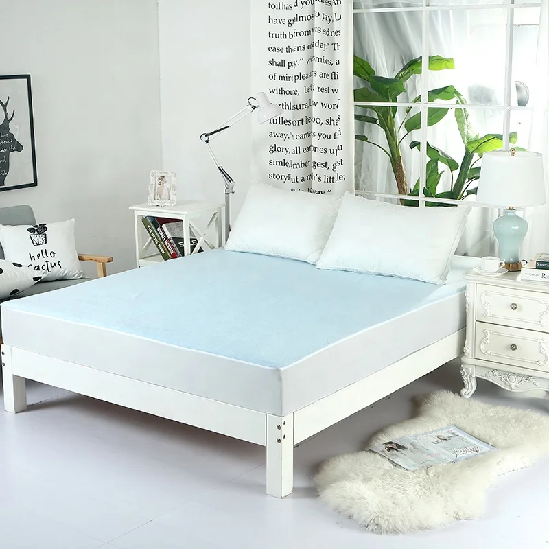 
China Manufacture Bamboo Fabric Fire Retardant Mattress Cover Protector 