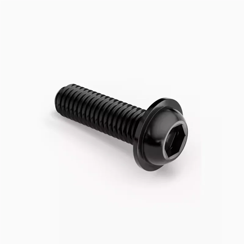 Custom M2 M3 M4 M5 Grade 10.9  Carbon Steel Fastener Black Round Pan Head Hex Hexagon Socket Machine Screw Bolts