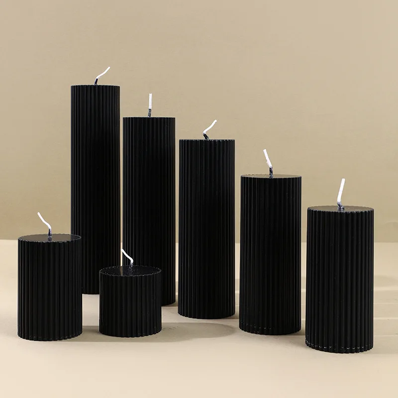 Wholesale High Quality Multiple Size Paraffin Wax Pillar Candle Household Candles For Home Hotel Restaurant