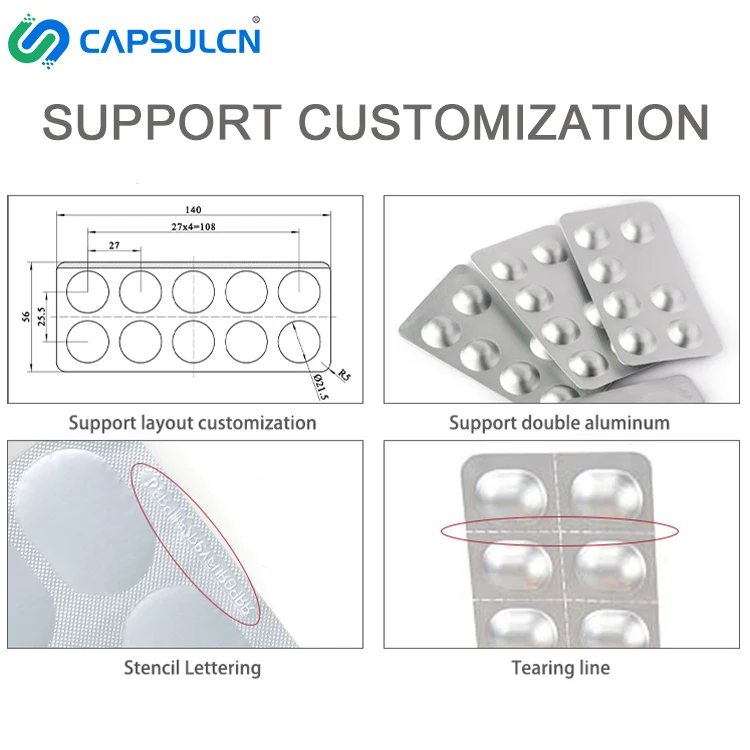 DPP88 Automatic Mini Small Flat Plate Alu Pvc Packaging Alu Alu Tablet Capsule Blister Packing Machine