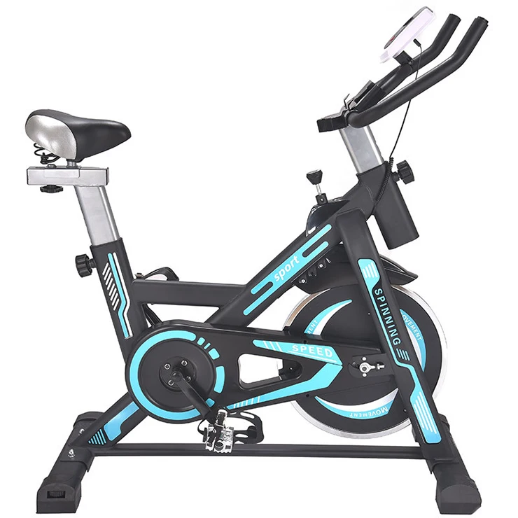 Exercise equipment can be moved to adjust the household variable speed exercise bike