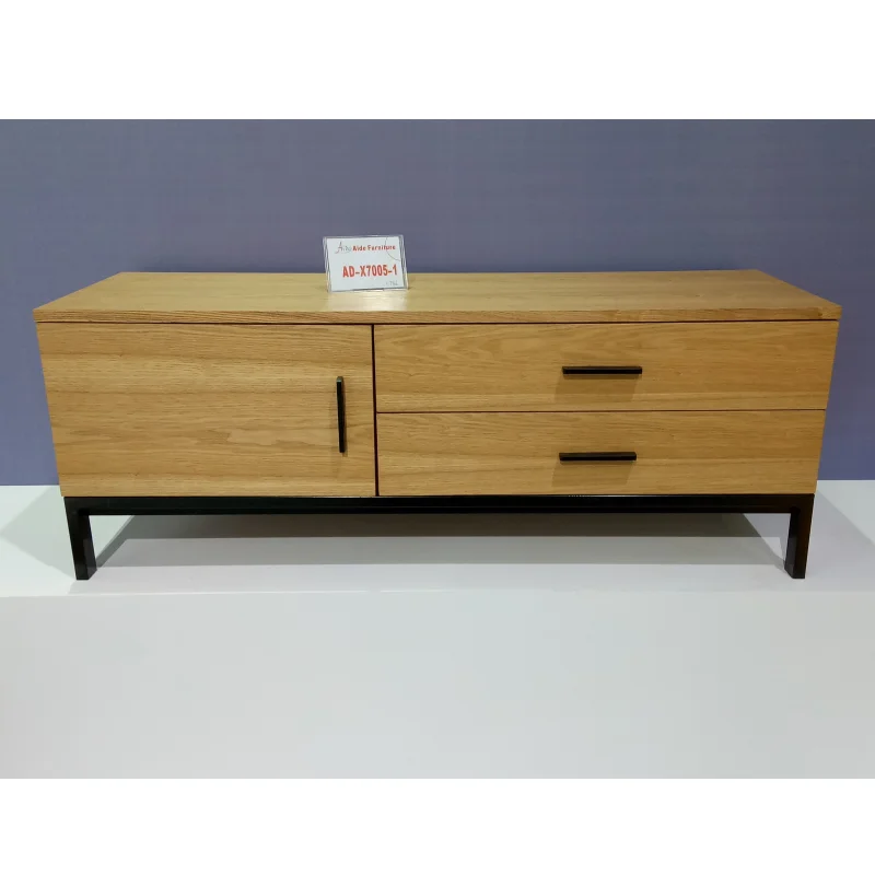 Modern Design Durable Metal Legs TV stand Home Furniture Wooden Antique TV Cabinet With Drawers