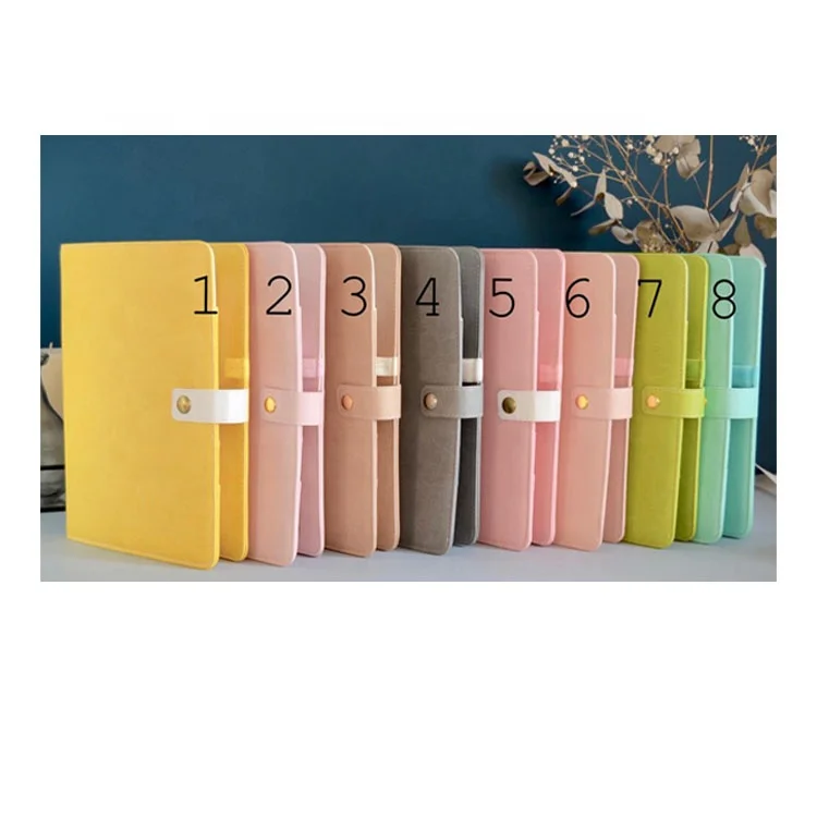 Custom Leather Manufacturer School Diary Notebook Budget Binder Sublimation Blanks Sketch Pads Planner Leather Binder Gift 0012
