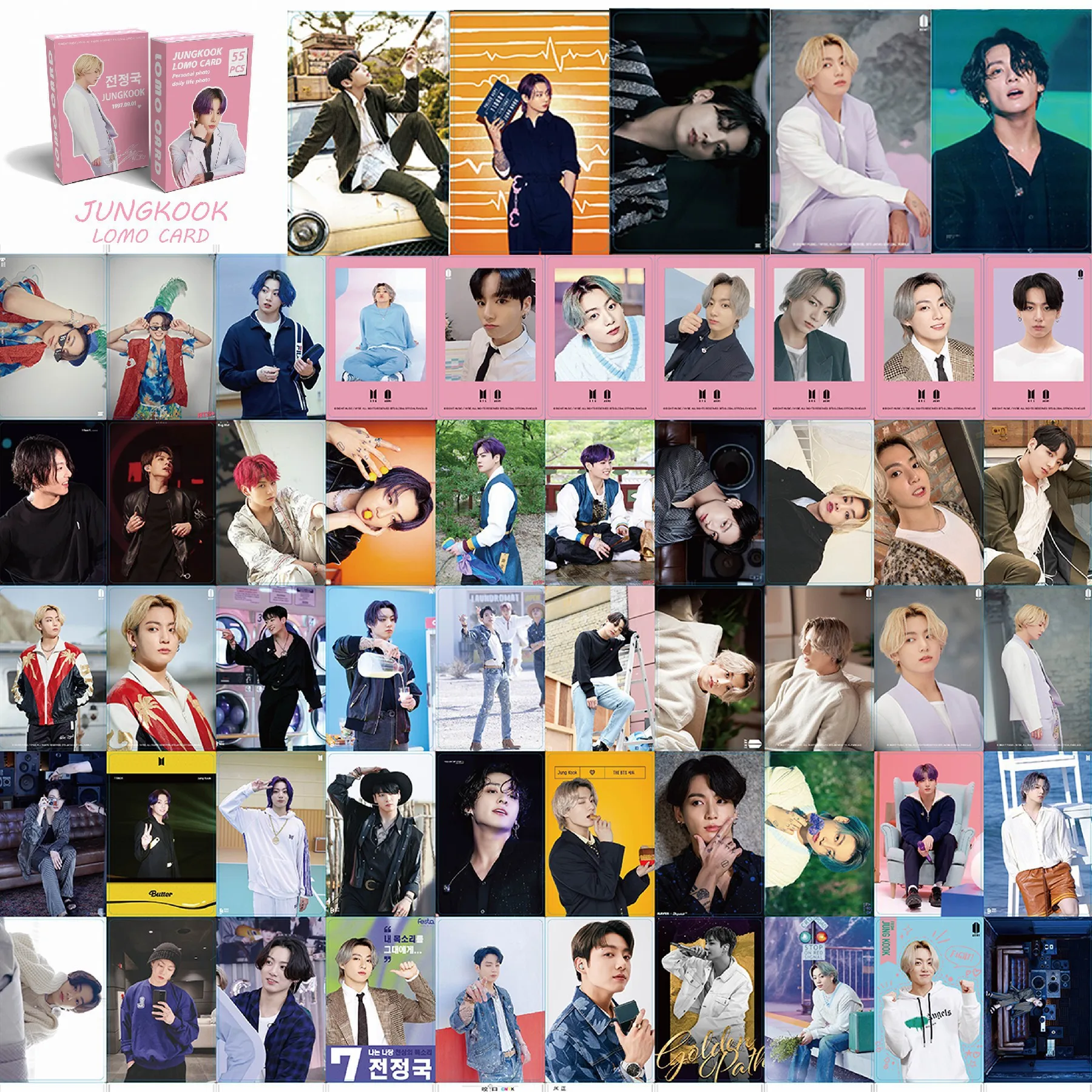 New Arrival 2023 Korea Bangtan Boys Photos collection VOGUE Photocard Kpop V Lomo Card Photo Card