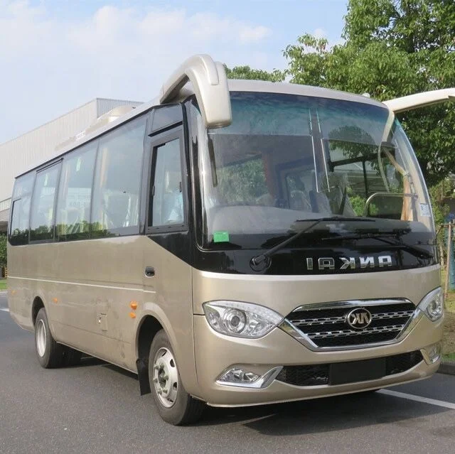 Brand New China Luxury 7 Meter 24 to 30 Seats Manual Front Diesel Engine RHD Mini City Bus for sale