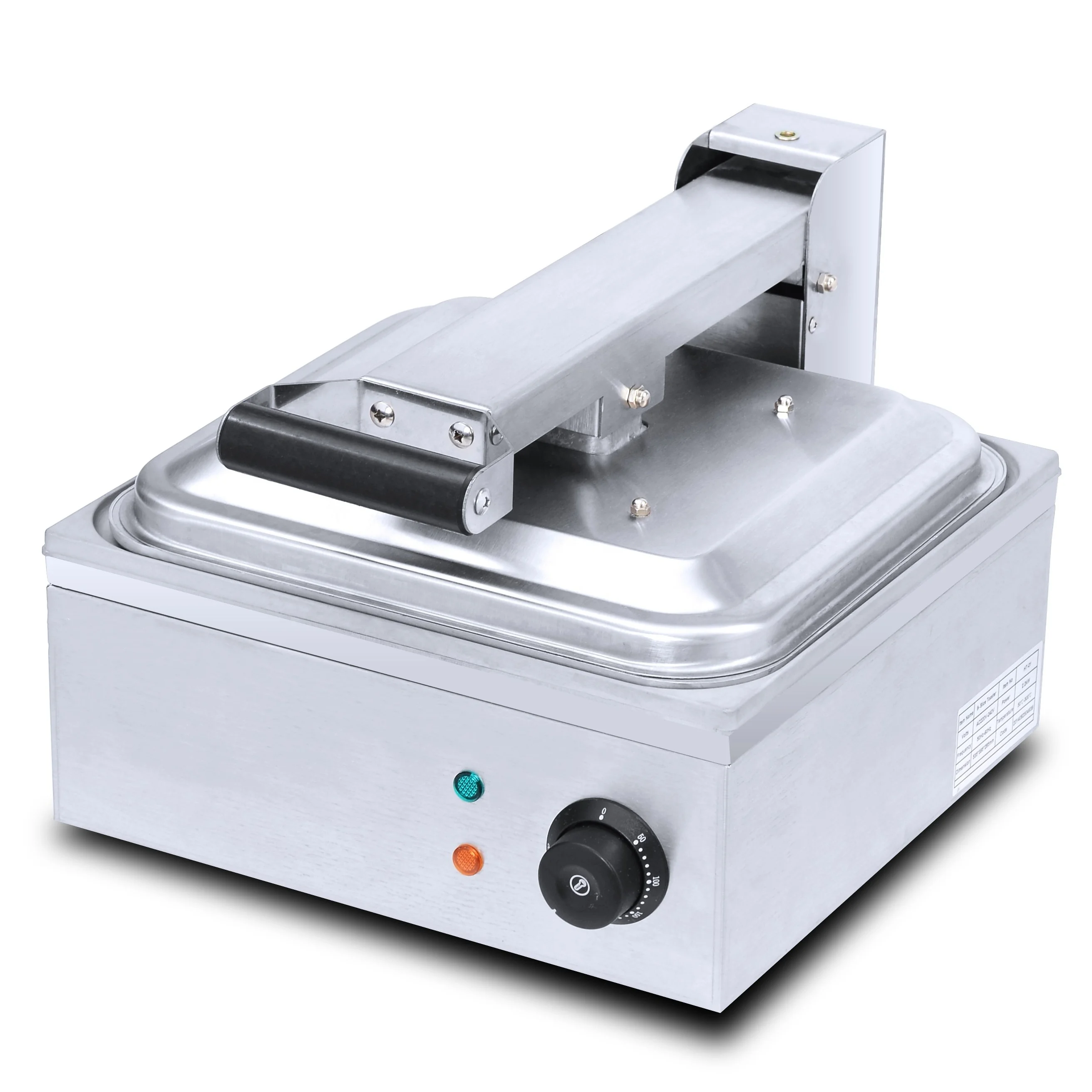 Electric Pressing Toaster Breakfast Sandwich Baking Machine Stainless Steel 9-slicer Bread Toaster Machine  Commercial Toasters