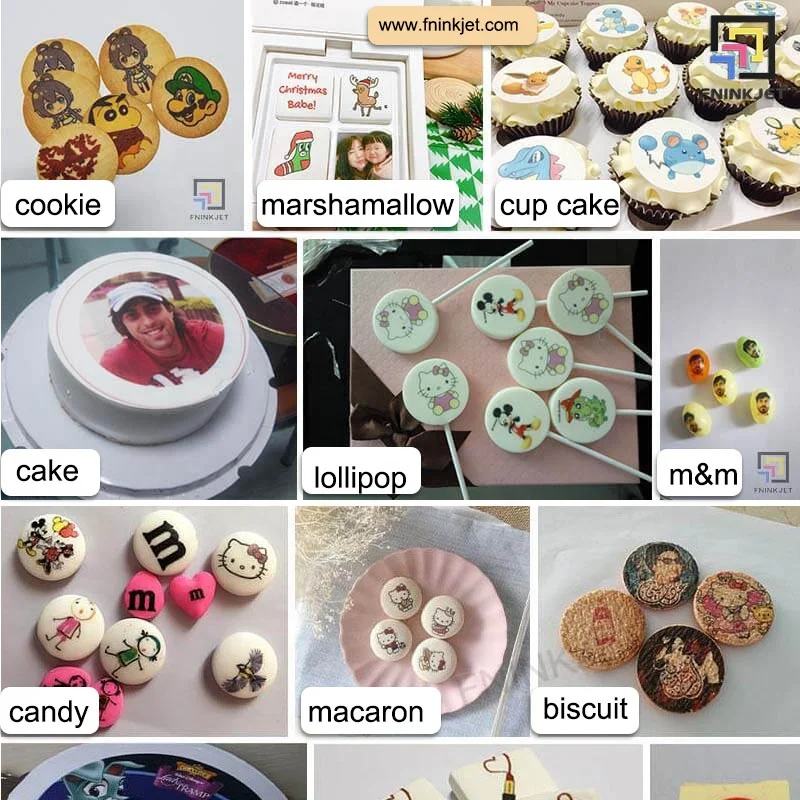 Hot Selling All in One Edible Food Printing Direct to Cake Candy Cookie Macaron A1 A2 A3 Marshmallow Printer