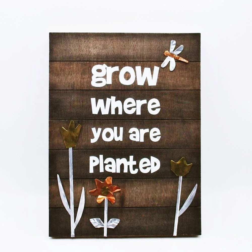 
New Product Wooden Wall Art Hanging Decorative for Home Garden Decoration 