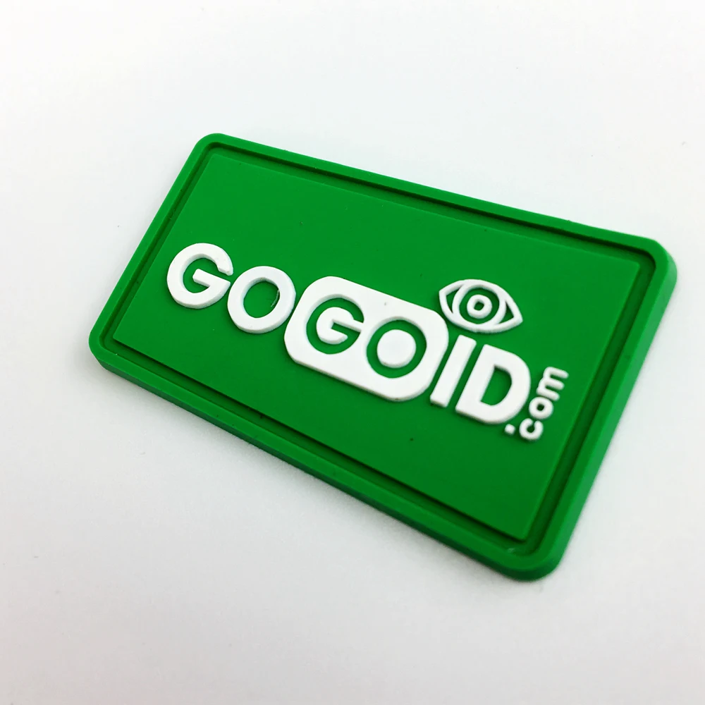 Custom Made Logo Patch 3d Soft Plastic Pvc Embossed Silicone Rubber for SALE