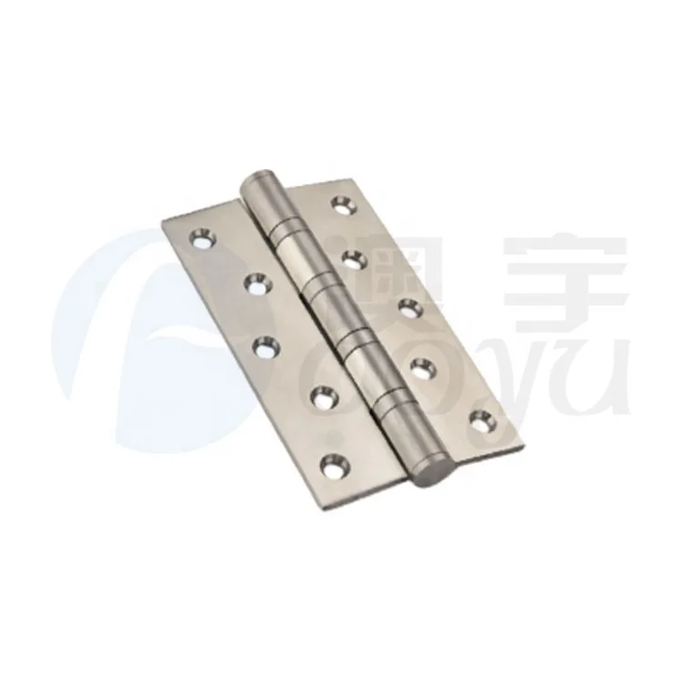 Stainless Steel 304 4x3 Inches Door Hinge 3mm Thick Ball Bearing Quiet and Smooth Brushed Silver-3 Pack