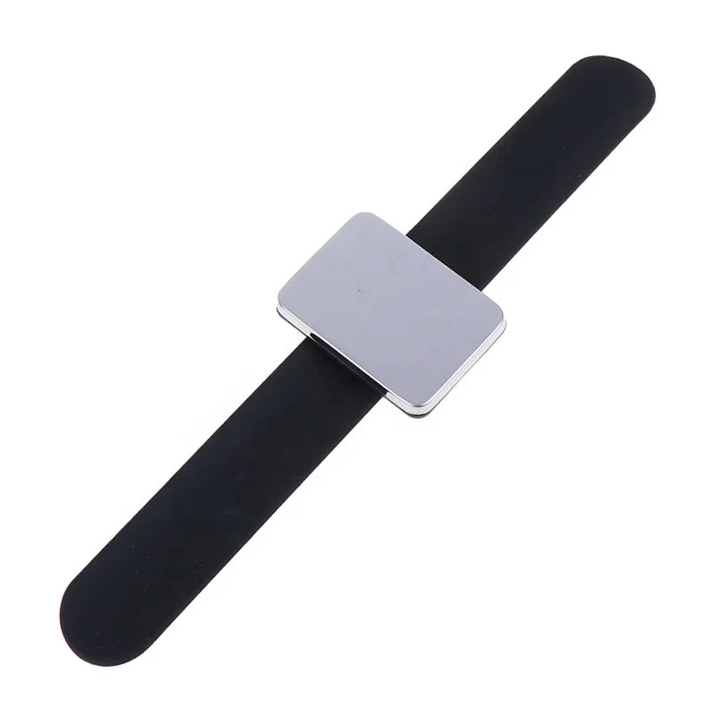 Silicone bracelet clap magnetic wrist sewing pincushion hairdresser silicone wrist belt