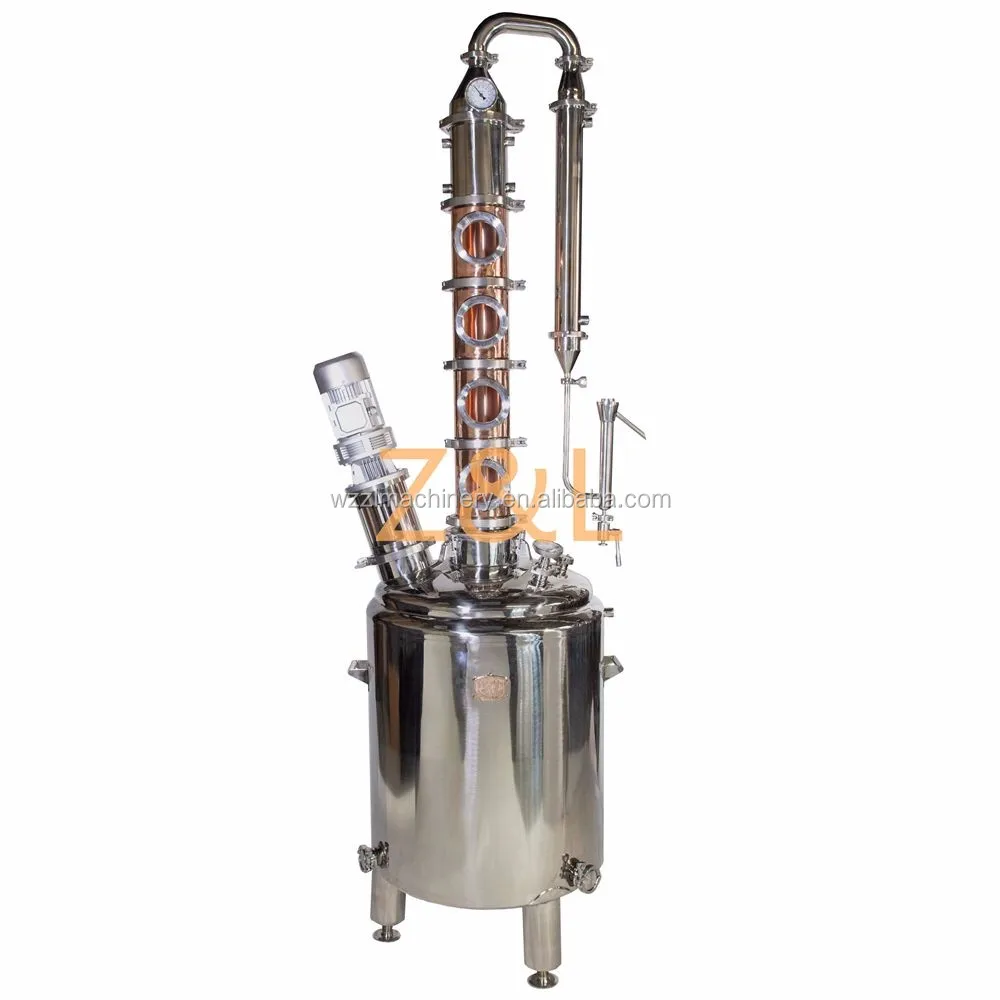 Turn-key 200Lt/26 Gallon Alcohol Distillation Still Equipment Alcohol Distiller beer Making Machine Gin Distillation Sti