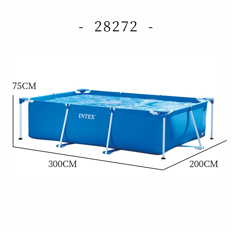 INTEX 28272 Metal Metal Structure Steel Pro Cheap Above Ground Metal Frame Swim Pool