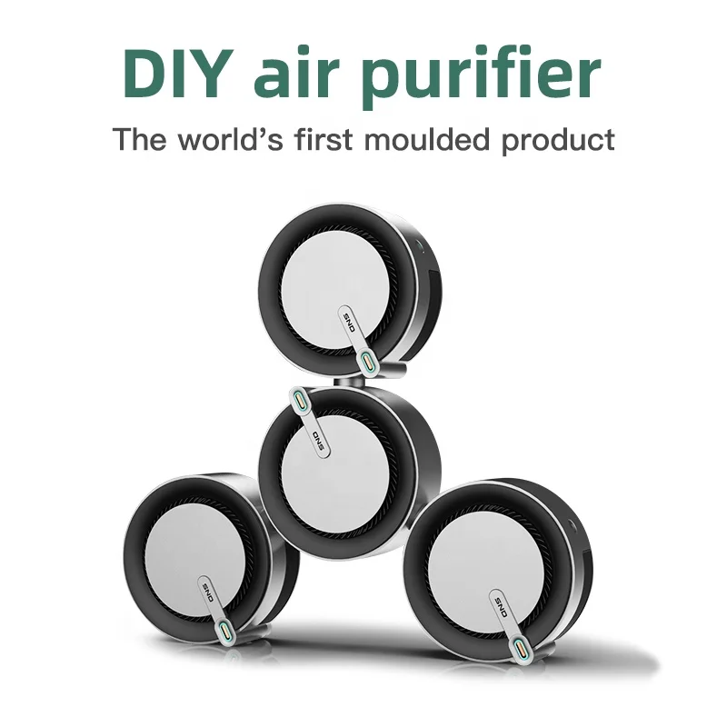 DIY series tuya wifi desktop home air purifier air purifier for home large room air purifier china