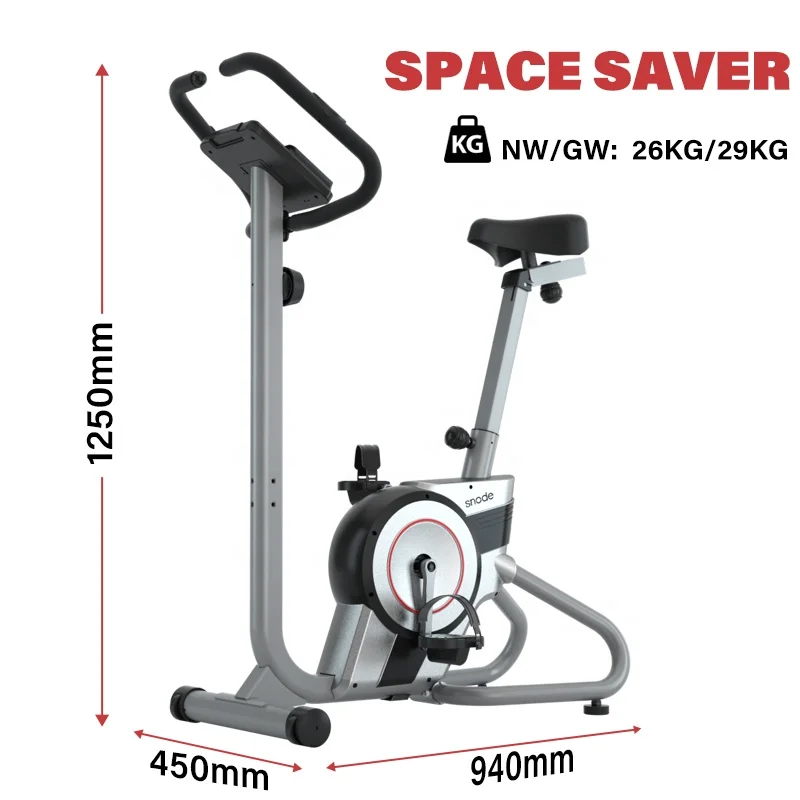 Hot Selling Snode UB10 Upright Bike Manual System with 16 Levels Resistance  Indoor  Home Fitness Exercise Cardio Exercise